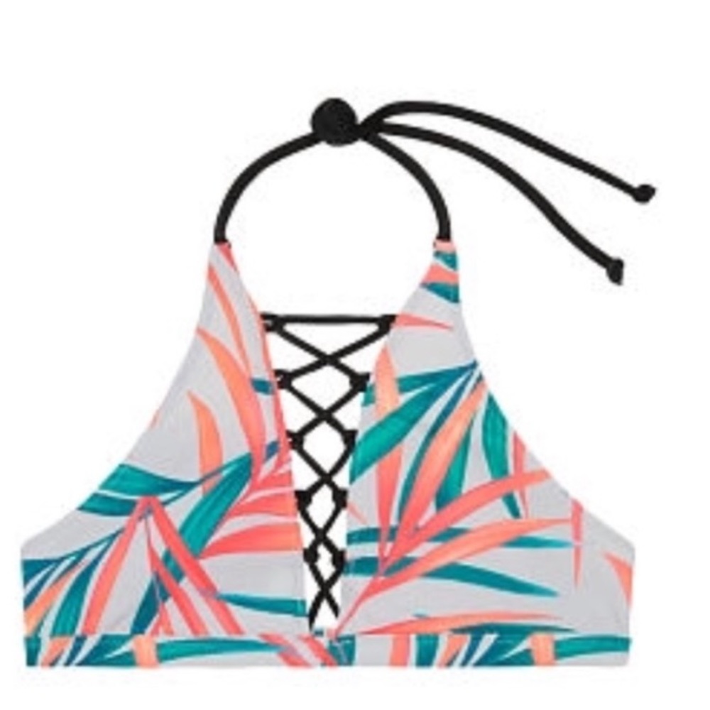 NWT Victoria’s Secret PINK Swim Halter Bikini Top sz:Small